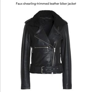 MUUBAA leather biker jacket